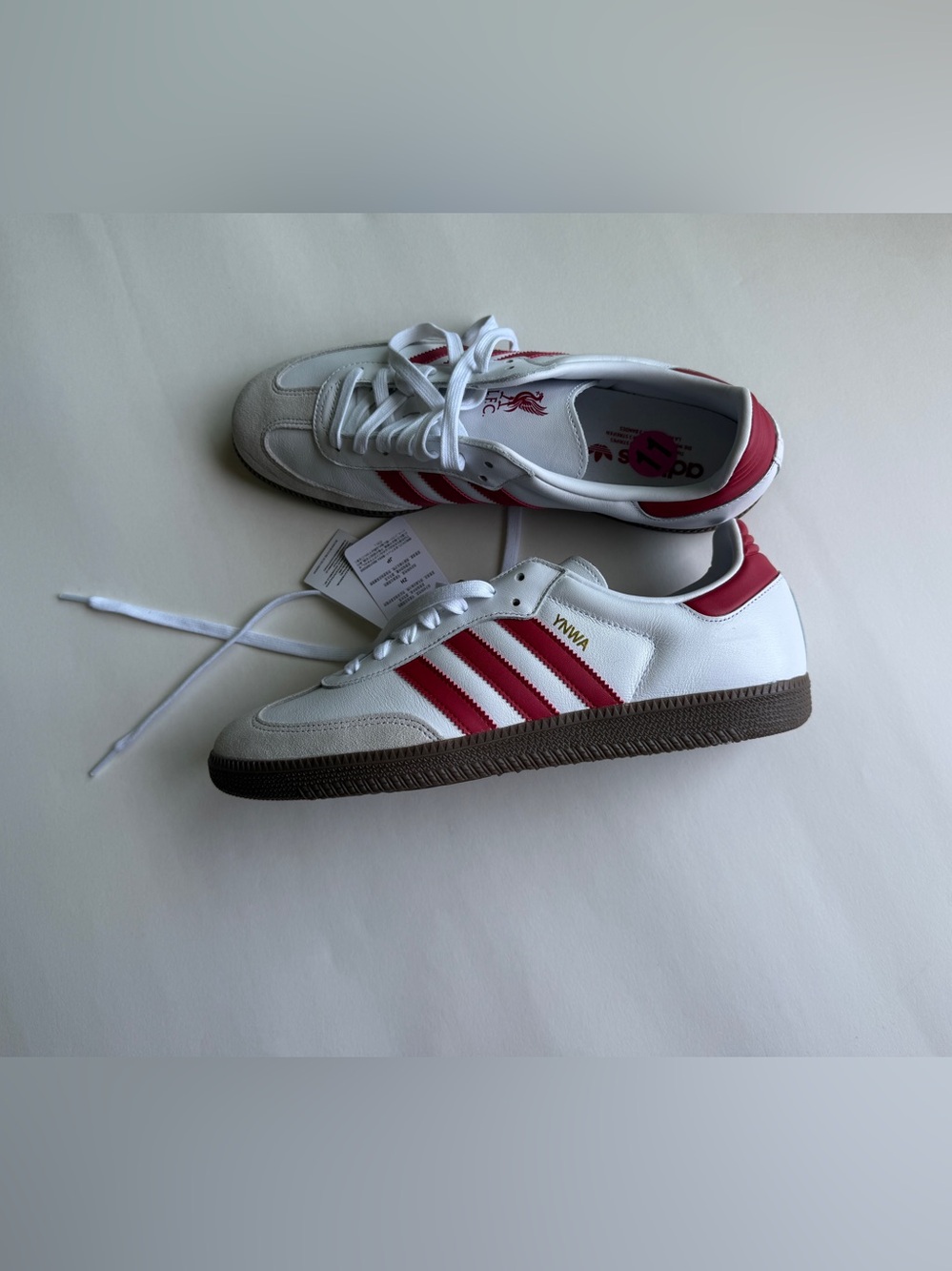 adidas [11] Liverpool FC “YNWA” Samba ADV White/Red Sneakers